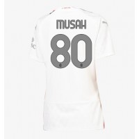 AC Milan Yunus Musah #80 Replica Away Shirt Ladies 2023-24 Short Sleeve